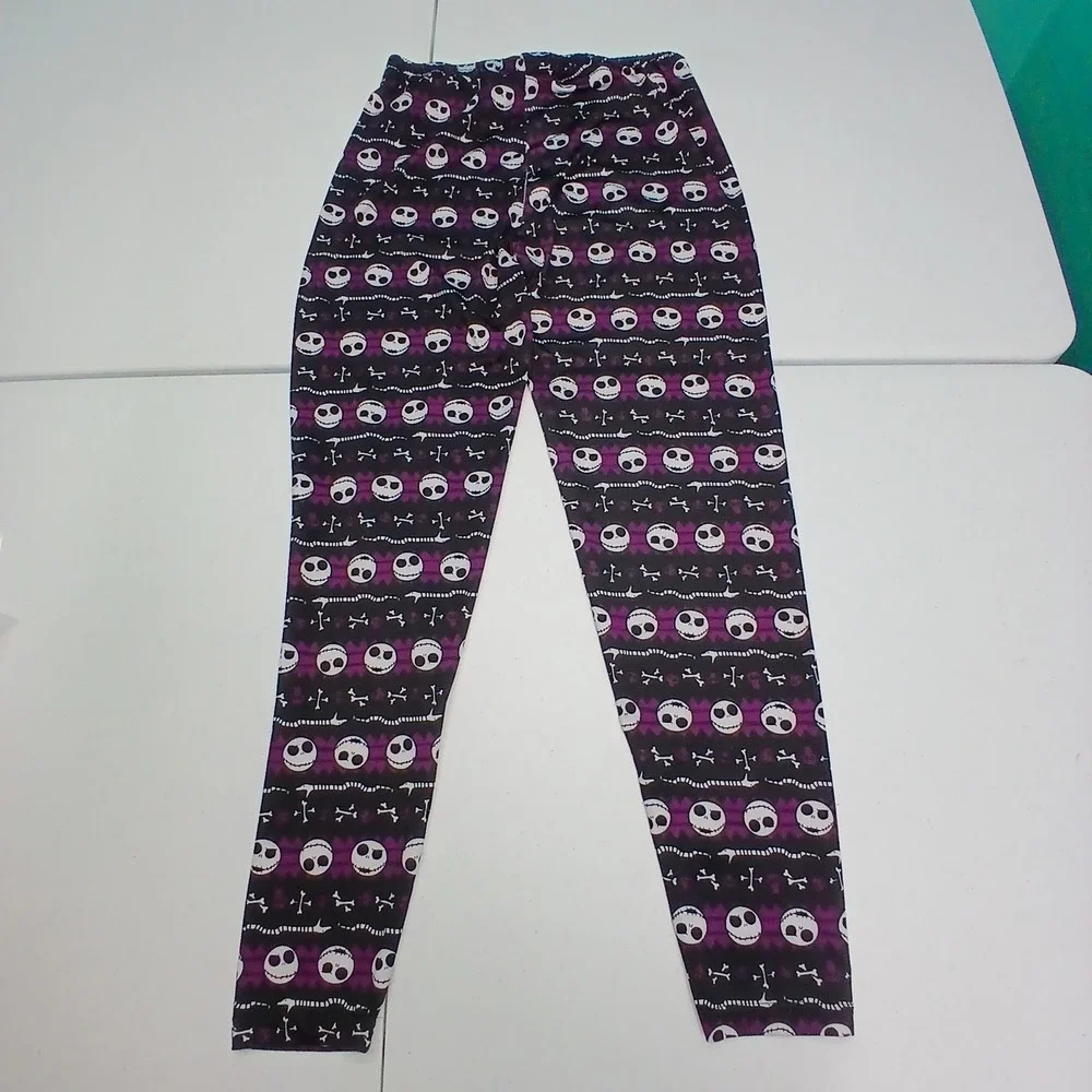 Disney‎ Jack Skellington Nightmare Before Christmas Leggings Pants Medium